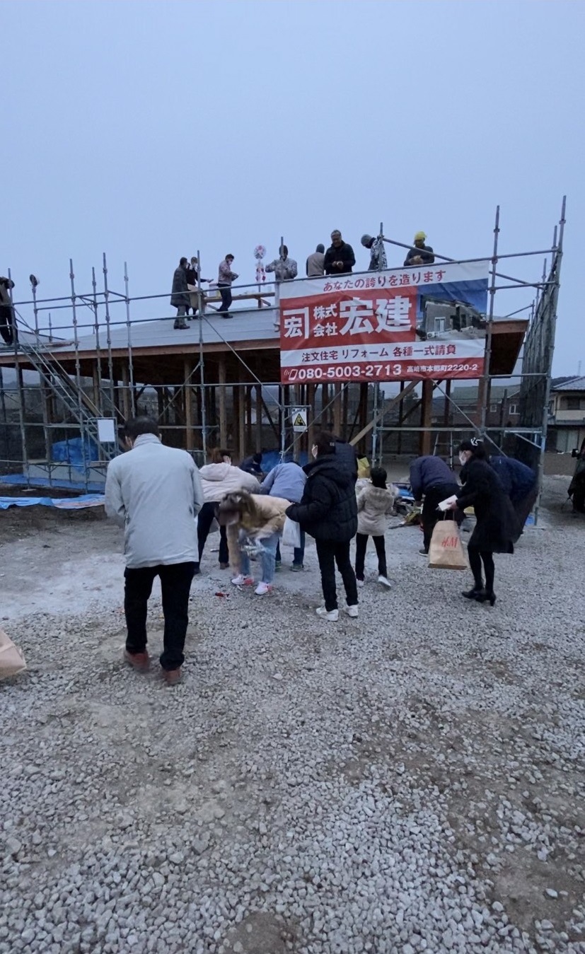 建前も無事に終わりました！