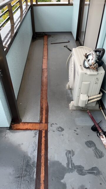 群馬県伊勢崎市　H様邸　ベランダ工事